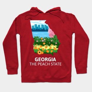 Georgia the peach state Hoodie